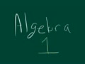 Introduction to Algebra 1