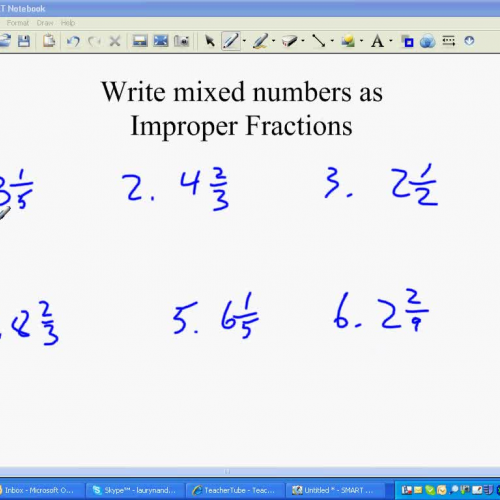 Write Mixed Numbers As Fractions In Spanish 7150