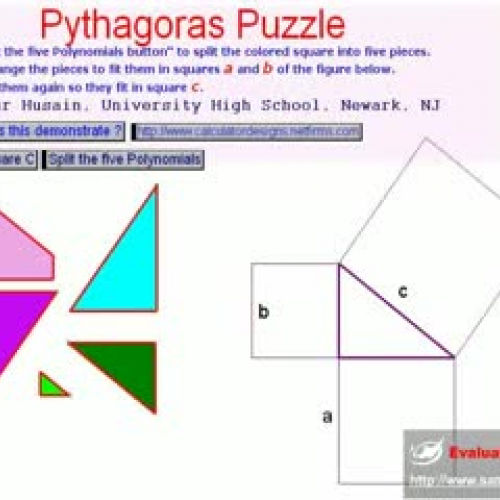 Pythagorean Theorem Visual Proof