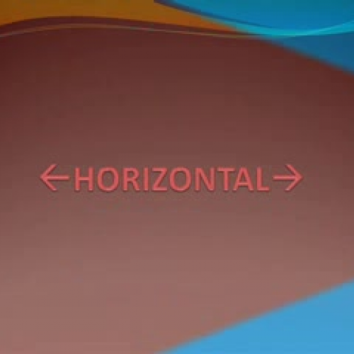talk me into being horizontal meaning