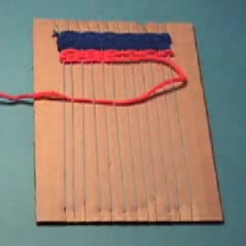 weaving-on-a-cardboard-loom