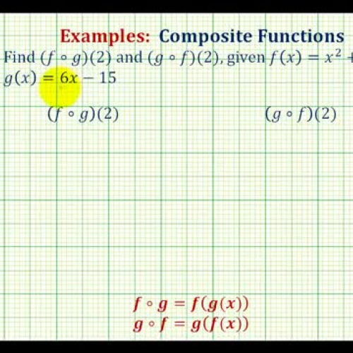 calculate composite functions
