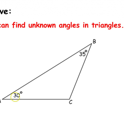 5 3 Unknown Angles In Triangles