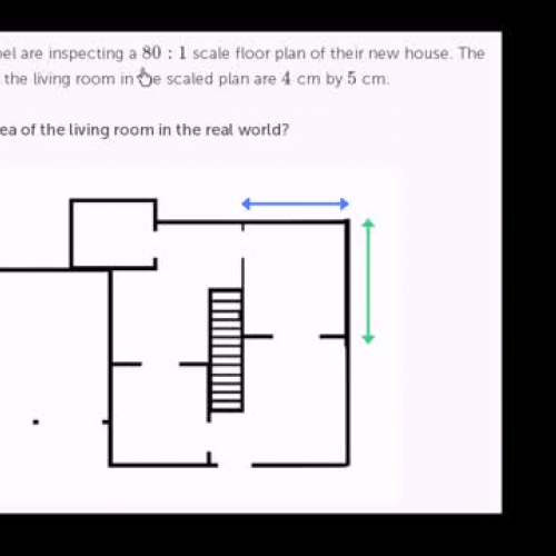 Interpreting a scale drawing Geometry 7th grade Khan Academy