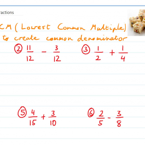 3. Adding and Subtracting Fractions