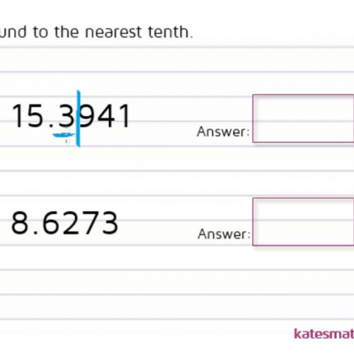 Rounding To The Nearest Tenth 