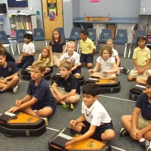 1617 Ms. Townsend's 3rd grade class "Saints Go Marching in" autoharp