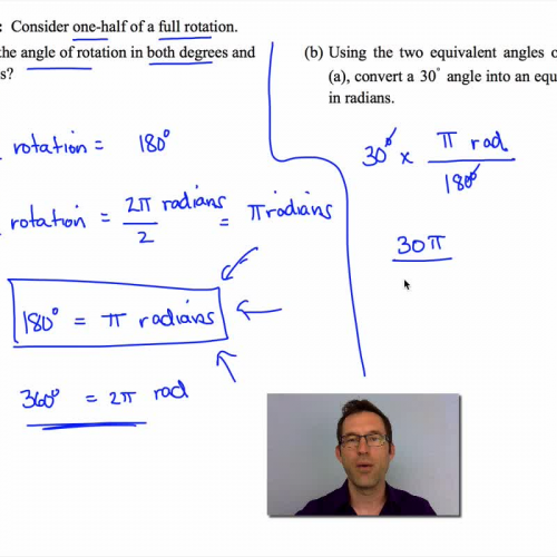 Radian angle measurement common core algebra 2 homework image