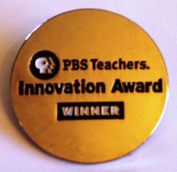 PBS innovation winner pin PBS innovation winner pin