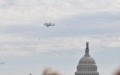 Space Shuttle Discovery by the Capitol
