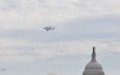Space Shuttle Discovery by the Capitol