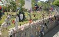 The Oklahoma City National Memorial and Museum fence The Oklahoma City National Memorial and Museum fence