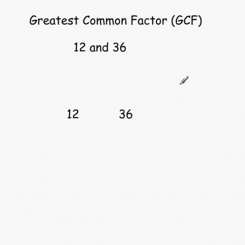 Greatest Common Factor