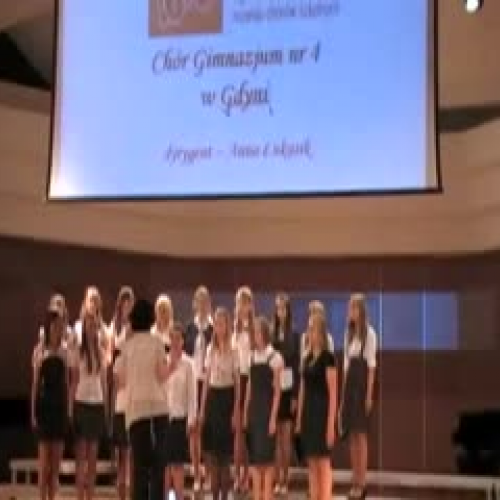 Choir of Gimnazjum no. 4 in Gdynia, Poland - TeacherTube