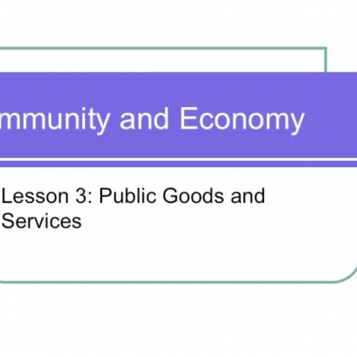 Public Goods And Services TeacherTube