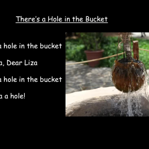 There s A Hole In The Bucket Sing Along