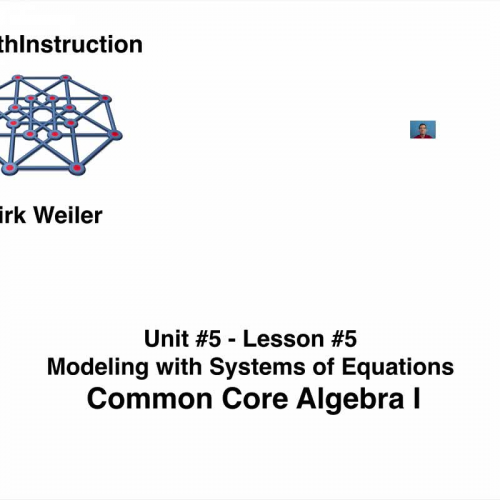 Modeling with systems of equations common core algebra i homework picture