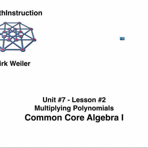 multiplying polynomials common core algebra 1 homework