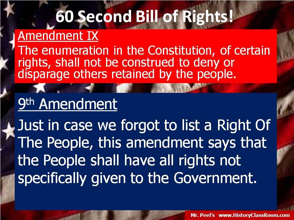 9th Amendment - TeacherTube